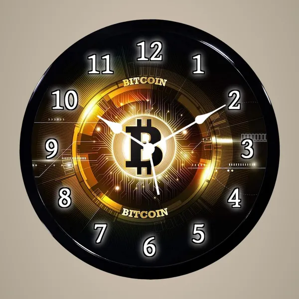 Multicolour_Bitcoin_2_Abs_Plastic_Wall_Clock_With_Glass_In_Front