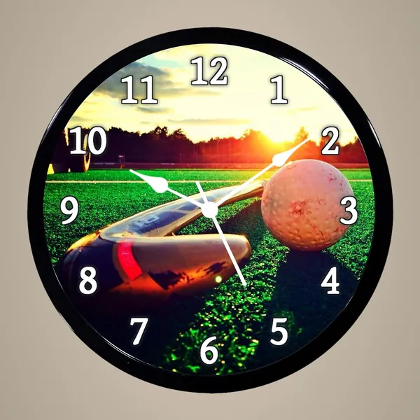 Multicolour_Hockey_Player_Abs_Plastic_Wall_Clock_With_Glass_In_Front_28_X_28_X_6_Cm