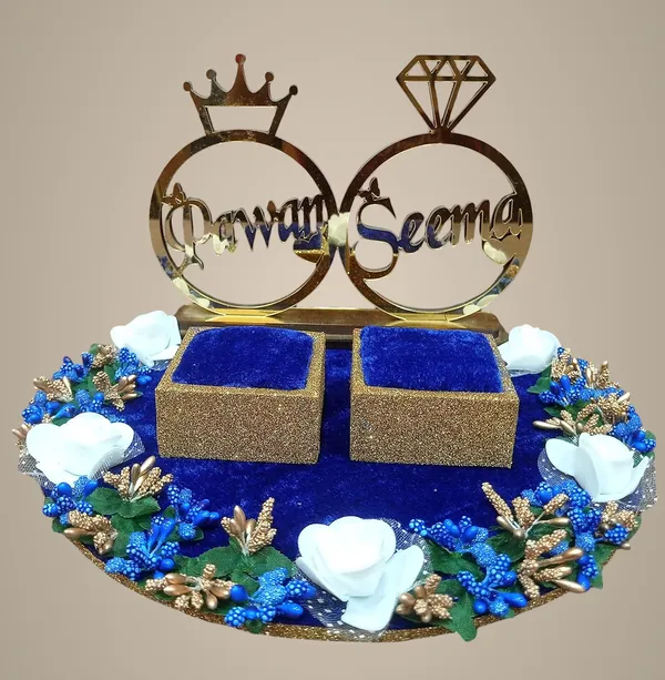 Blue_The_Bride_Groom_Engagement_Ring_Platter_Blue_Color_Stylish,_Acrylic_Name,_Decorative_Tray_10_Inch_Stylish