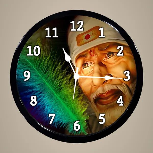 Multicolour_Sai_Baba_Ji_Abs_Plastic_Wall_Clock_With_Glass_In_Front_28_X_28_X_6_Cm..._Modern_Clock_Large_..