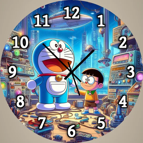 Multicolour_Mdf_Wooden_Wall_Clock_Without_Glass_(25.4_Cm_X_25.4_Cm_X_1.5_Cm)_Modern_Look_Clock_Dc_Quality
