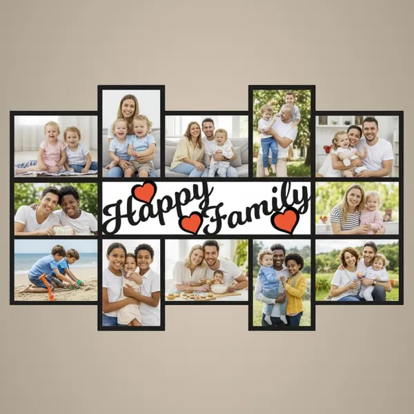 Multicolour_Family_Customizable_Collage_Photo_Frame_|_Best_Gift_For_Family,_Friends,_Birthday,_Anniversary,_Mom_And_Dad_|_Personalize_It_With_12_Photos_And_Text