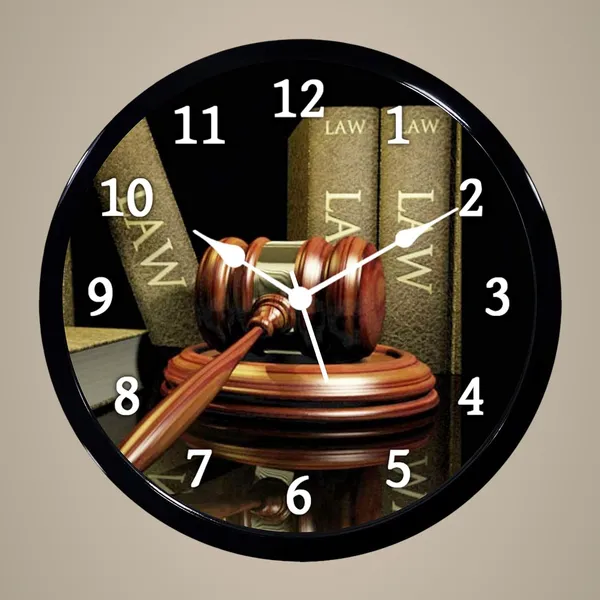 Multicolour_Advocate_28_Cm_Wall_Clock_|_Abs_Plastic_Frame_With_Front_Glass_|_Movement_|_Stylish_Wall_Decor_For_Home_&_Office