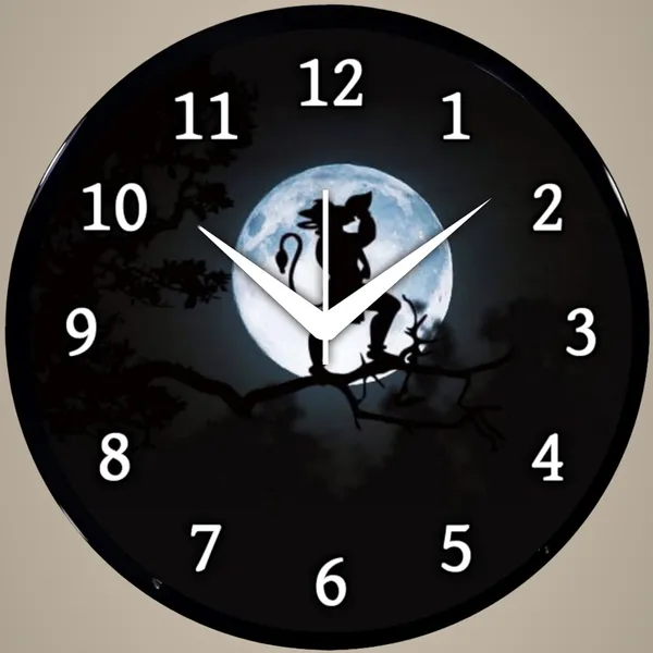 Multicolour_Hanuman_Ji_Wall_Clock_|_Round_Analog_Decorative_Clock_With_Abs_Plastic_Frame_&_Glass_Front_|_Sweep_Movement_For_Home,_Bedroom,_Living_Room_&_Office_26_X_26_X_6_Cm