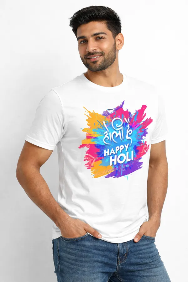 Babawill_Happy_Holi_Unisex_T-Shirt_Colorful_Festival_Wear