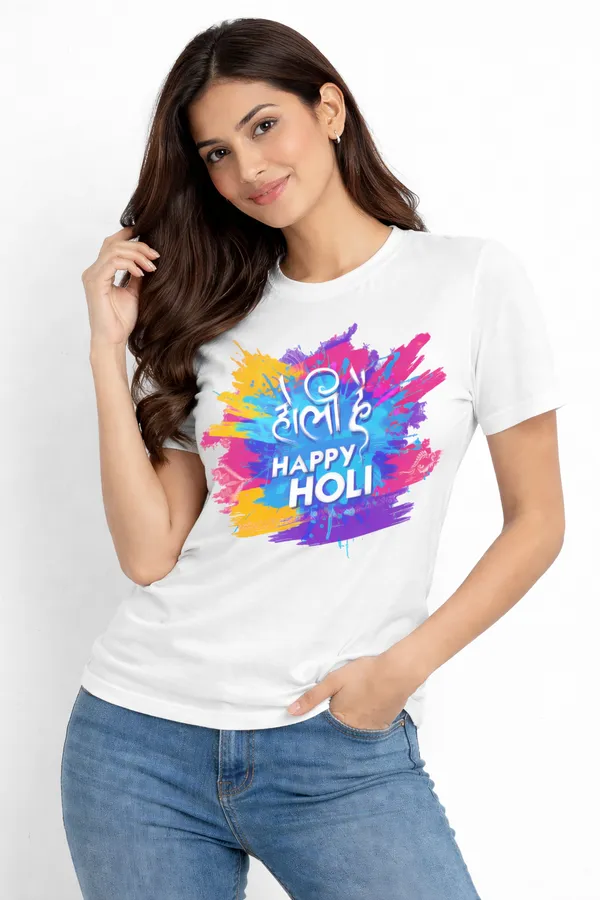 Babawill_Happy_Holi_Unisex_T-Shirt_Colorful_Festival_Wear