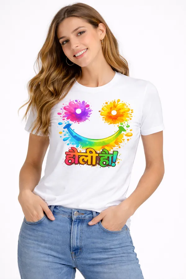 Holi_Hai_Unisex_T-Shirt_for_Men_&_Women_|_Festival_Special