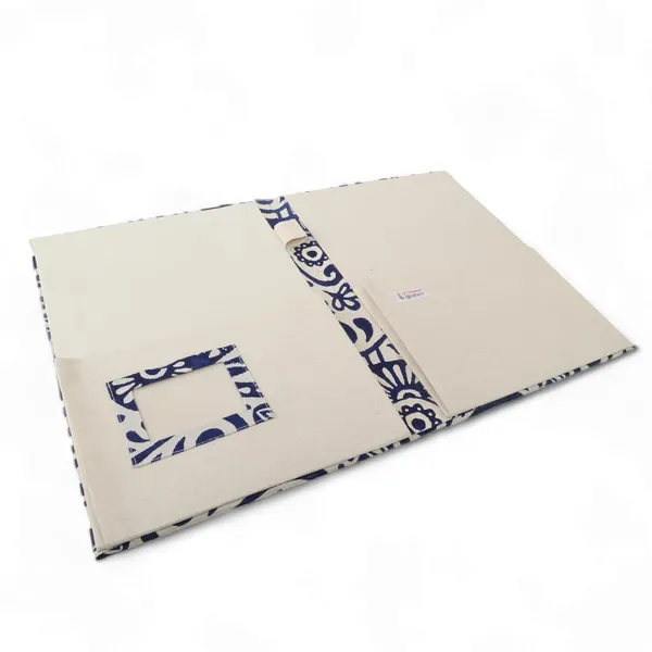Blue_Hand_Block_Printed_Cotton_File_Folder