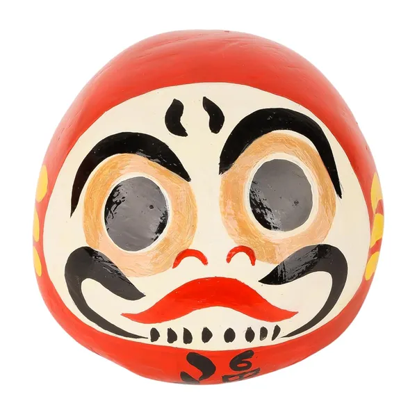 INDHA_Handcrafted_Paper-M�ch�_Daruma_Doll_|_Japanese-Inspired_Spiritual_Good-Luck_Idol_|_Ethical_Handmade_Home_&_Office_Decor_|_Multicolor_Table_Accent_&_Gift