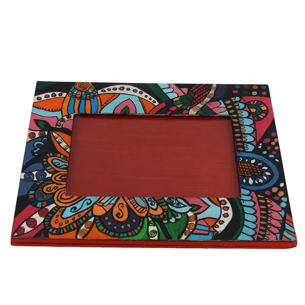 INDHA_Handpainted_Wooden_Photo_Frame_For_Table_Decoration_|_Aesthetic_Stand_Photo_Frames_for_Table_Top_Decor_|_Photo_Frame_For_Corporate_&_Birthday_Gift