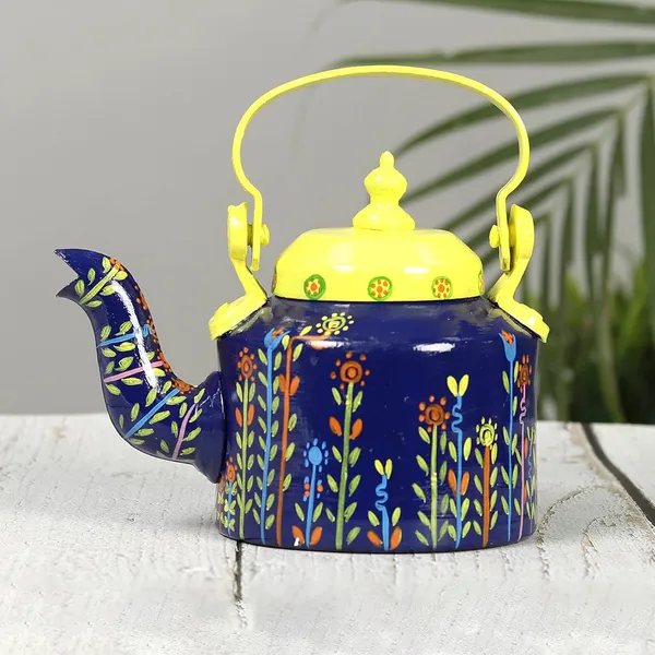 Indha_Hand-Painted_Blue_&_Yellow_Decorative_Kettle_|_Tea/Coffee_Table_Accent_|_Handmade_Living_Room_Showpiece_|_Unique_Gift_for_Home,_Festive_Decor,_Diwali