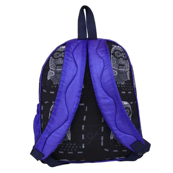 INDHA_Kids_Backpack_Bag_|_Handcrafted_Canvas_Backpack_with_Robot_Embroidery_|_Picnic_&_School_Bag_for_Boys_and_Girls_|_Lightweight_&_Comfortable_for_Toddlers
