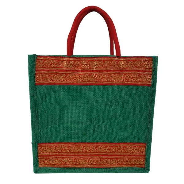 INDHA_Eco_Friendly_Reusable_Jute_Bag,_Unique_Jute_Bag,_Grocery_Shopping_Bag,_Multi-Purpose_Bag,_Jute_Lunch_Bag,_Sturdy_Handle_With_Zipper_Lock_Jute_GIft_Bag