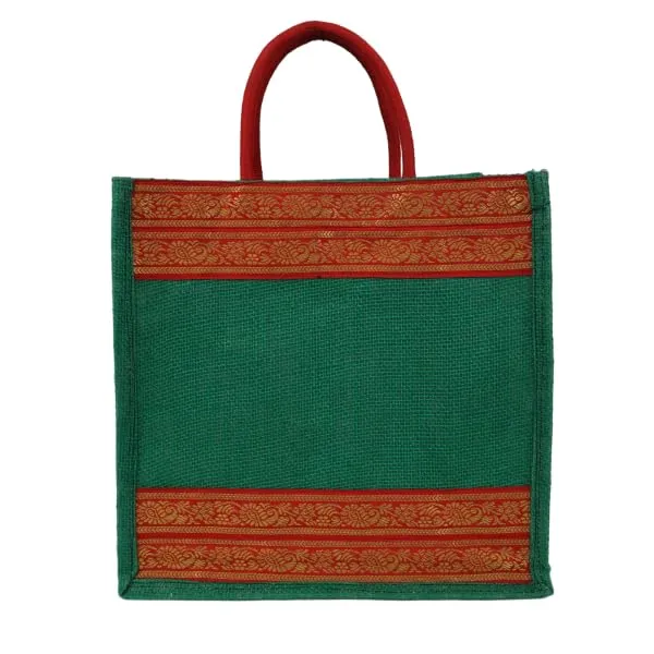 INDHA_Eco_Friendly_Reusable_Jute_Bag,_Unique_Jute_Bag,_Grocery_Shopping_Bag,_Multi-Purpose_Bag,_Jute_Lunch_Bag,_Sturdy_Handle_With_Zipper_Lock_Jute_GIft_Bag