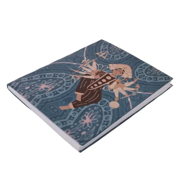 INDHA_Handcrafted_Diary_|_Journal_Diary_|_Maa_Durga_Print_Diary_|_Sustainable_Diary_|_Recycled_Paper_Diary