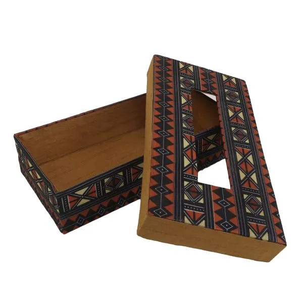 INDHA_Tissue_Box_Geometric_Print_|_Designer_Printed_Tissue_Box_|_Home_Utility_|_Car_Utility_|_Handmade_Gifting_|_Multicolour_Tissue_Box_|_Utility_Product_|_Handcrafted_Tissue_Box