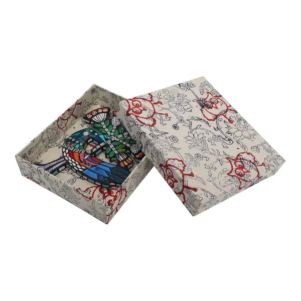 INDHA_Hand-Painted_Peacock_Design_Key_Holder_-_Elegant_and_Sustainable_Wall-Mounted_Key_Organize