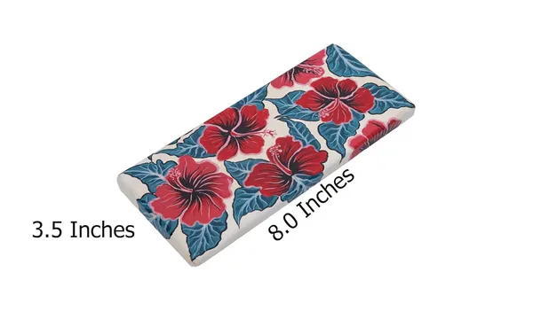 INDHA_Hand_Painted_Wooden_Glass_Coaster_|_Repurposed_Wood_Glass_Coaster_|_Flower_Print_Table_Glass_Coaster