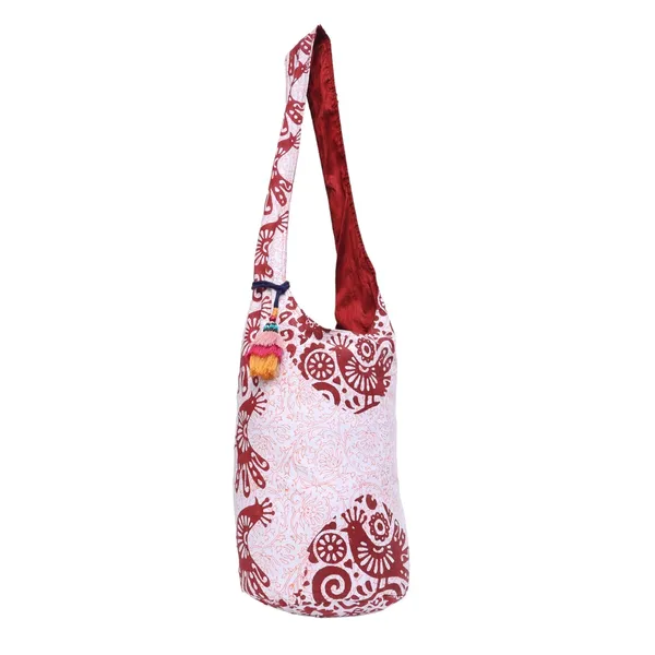INDHA_Hand_Block_Printed_Cotton_Jhola_Bag_for_Girls_|_Stylish_Eco-Friendly_Shoulder_Bag_|_Unique_Patterns_Ideal_for_Daily_Use_and_Casual_Outings|_Cool_Carry-Ons