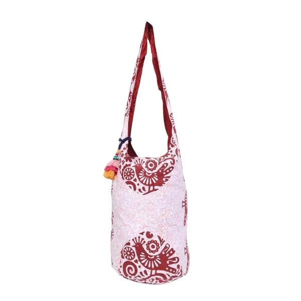 INDHA_Hand_Block_Printed_Cotton_Jhola_Bag_for_Girls_|_Stylish_Eco-Friendly_Shoulder_Bag_|_Unique_Patterns_Ideal_for_Daily_Use_and_Casual_Outings|_Cool_Carry-Ons