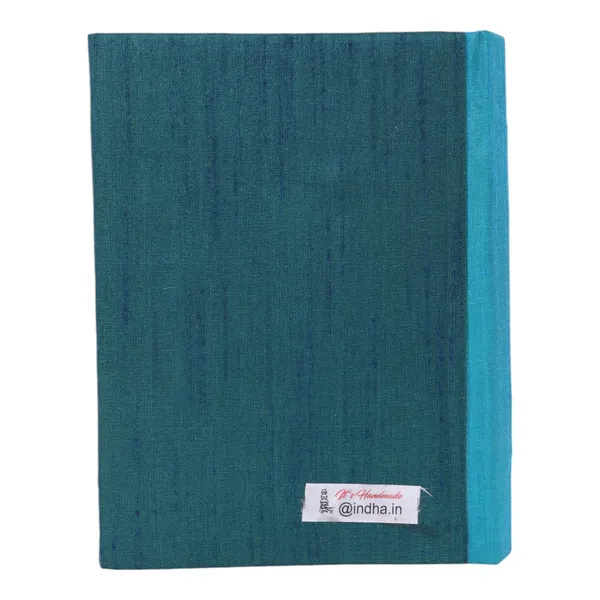 INDHA_Handcrafted_Recycle_Paper_diary_|_Eco_Friendly_Diary_|_Gifting_|_Corporate_Gifting|_Handmade_Diary_|_Ethnic_Art_hand_Embroidered_Diary_(Teal_Green-DLEDTGC)