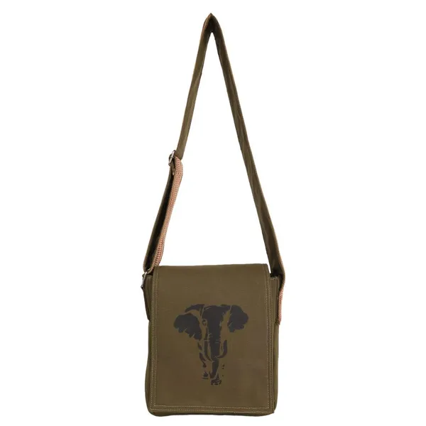 Green_Crossbody_Sling_Bag_Elephant_Print