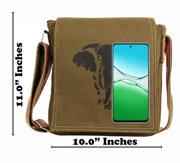 Green_Crossbody_Sling_Bag_Elephant_Print