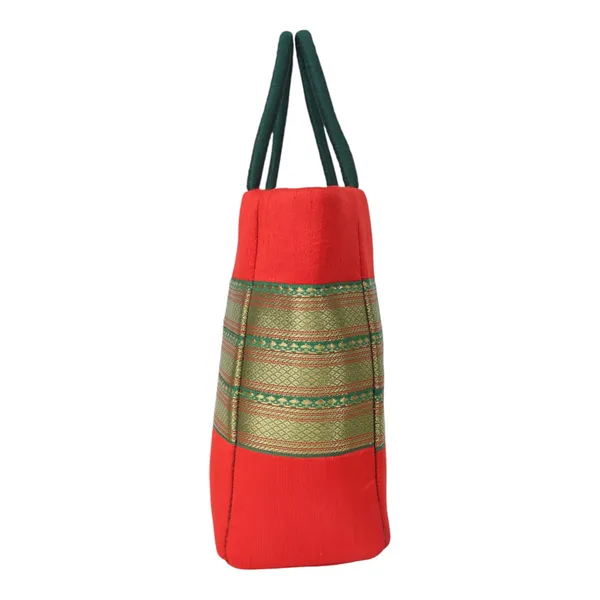 Indha_Red_Dupion_Silk_Gift_Bag_with_Lace_Patch_–_Elegant_Reusable_Bag_for_Gifting,_Festive_Packaging_&_Daily_Use