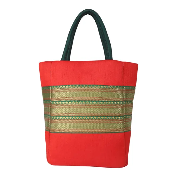 Indha_Red_Dupion_Silk_Gift_Bag_with_Lace_Patch_–_Elegant_Reusable_Bag_for_Gifting,_Festive_Packaging_&_Daily_Use