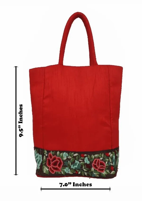 Indha_Red_Dupion_Silk_Gift_Bag_with_Embroidered_Lace_Patch_–_Elegant_and_Versatile_Handcrafted_Bag_for_Gifting,_Weddings_&_Daily_Use
