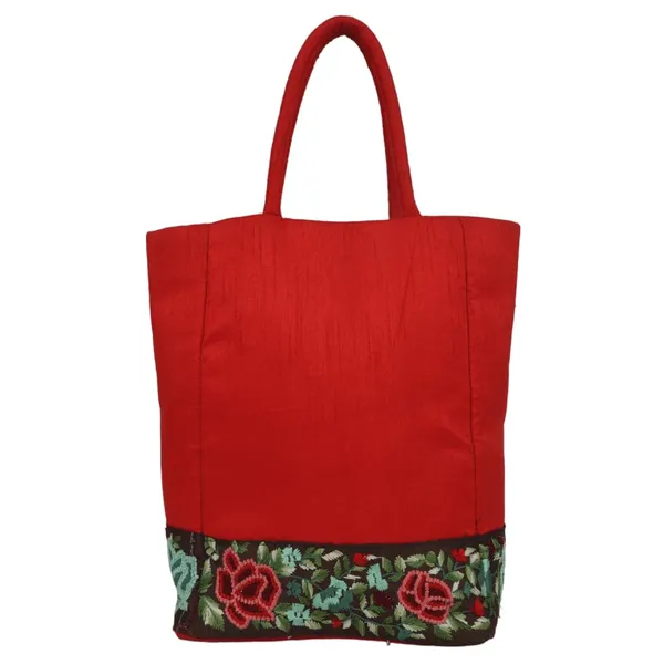 Indha_Red_Dupion_Silk_Gift_Bag_with_Embroidered_Lace_Patch_–_Elegant_and_Versatile_Handcrafted_Bag_for_Gifting,_Weddings_&_Daily_Use