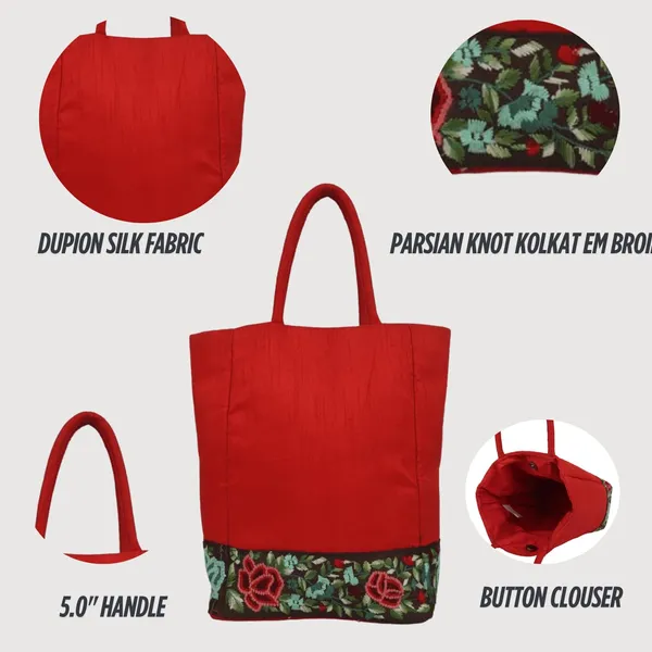 Indha_Red_Dupion_Silk_Gift_Bag_with_Embroidered_Lace_Patch_–_Elegant_and_Versatile_Handcrafted_Bag_for_Gifting,_Weddings_&_Daily_Use