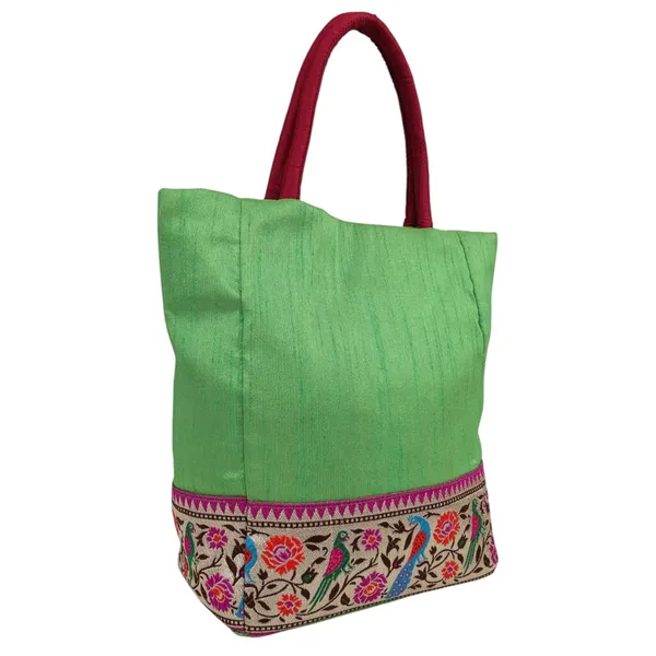 Indha_Dupion_Silk_Gift_Bag_with_Lace_Patch_–_A_Chic_and_Versatile_Bag_for_Gifting_and_Stylish_Daily_Use_(GREEN-SBGDPL24)