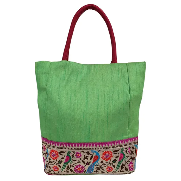 Indha_Dupion_Silk_Gift_Bag_with_Lace_Patch_–_A_Chic_and_Versatile_Bag_for_Gifting_and_Stylish_Daily_Use_(GREEN-SBGDPL24)