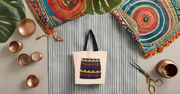 Hand_Embroidered_Cotton_Tote_Bag_with_Embroidered_Motif_&_Block_Print_|_Eco-Friendly,_Artisanal,_Stylish,_Sustainable_Gift_&_Everyday_Travel_Bag|_Awesome_Carry_Bag