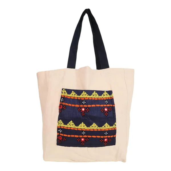 Hand_Embroidered_Cotton_Tote_Bag_with_Embroidered_Motif_&_Block_Print_|_Eco-Friendly,_Artisanal,_Stylish,_Sustainable_Gift_&_Everyday_Travel_Bag|_Awesome_Carry_Bag