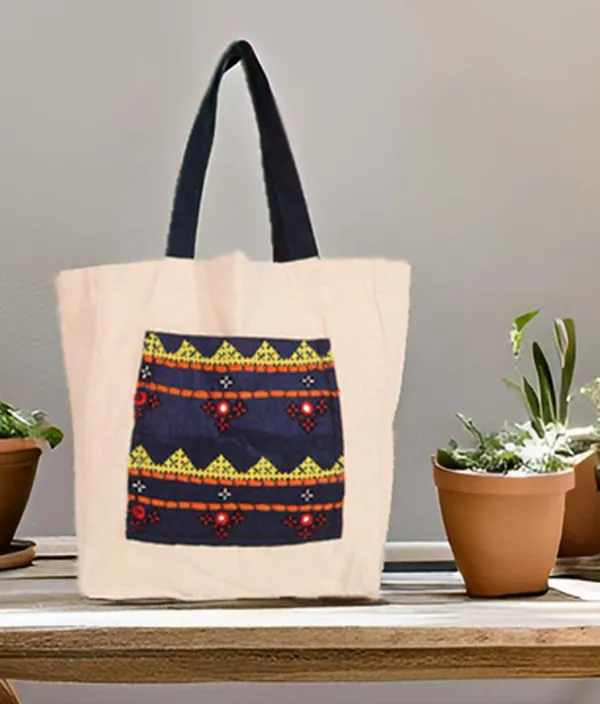 Hand_Embroidered_Cotton_Tote_Bag_with_Embroidered_Motif_&_Block_Print_|_Eco-Friendly,_Artisanal,_Stylish,_Sustainable_Gift_&_Everyday_Travel_Bag|_Awesome_Carry_Bag