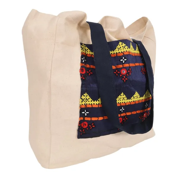 Hand_Embroidered_Cotton_Tote_Bag_with_Embroidered_Motif_&_Block_Print_|_Eco-Friendly,_Artisanal,_Stylish,_Sustainable_Gift_&_Everyday_Travel_Bag|_Awesome_Carry_Bag