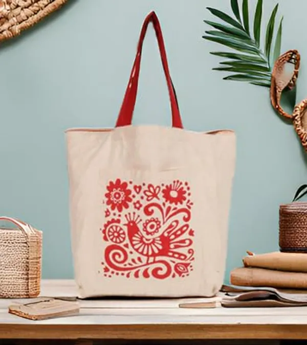 INDHA_Hand_Embroidered_Cotton_Tote_Bag_with_Embroidered_Motif_&_Block_Print_|_Eco-Friendly,_Artisanal,_Stylish,_Sustainable_Gift_&_Everyday_Travel_Bag|_Awesome_Carry_Bag