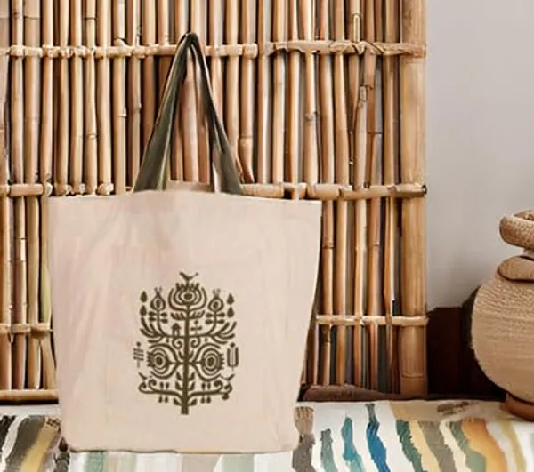 INDHA_Hand_Embroidered_Cotton_Tote_Bag_with_Embroidered_Motif_&_Block_Print_|_Eco-Friendly,_Artisanal,_Stylish,_Sustainable_Gift_&_Everyday_Travel_Bag|_Awesome_Carry_Bag