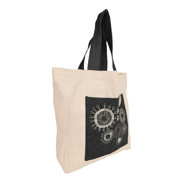 INDHA_Hand_Embroidered_Cotton_Tote_Bag_with_Embroidered_Motif_&_Block_Print_|_Eco-Friendly,_Artisanal,_Stylish,_Sustainable_Gift_&_Everyday_Travel_Bag|_Awesome_Carry_Bag