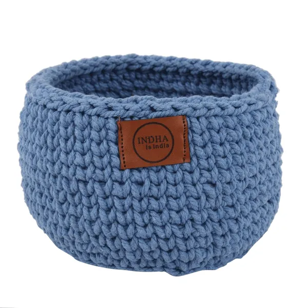 Indha_Handcrafted_Basket_|_Hand_Knitted_Basket_|_Cotton_Rope_Basket_|_Eco-Friendly_Storage_Basket_|_Multi_Purpose_Basket_|_Corporate_Gifting_|_Office_Employee_Gifting_|_Sustainable_Basket_(Blue-2291)