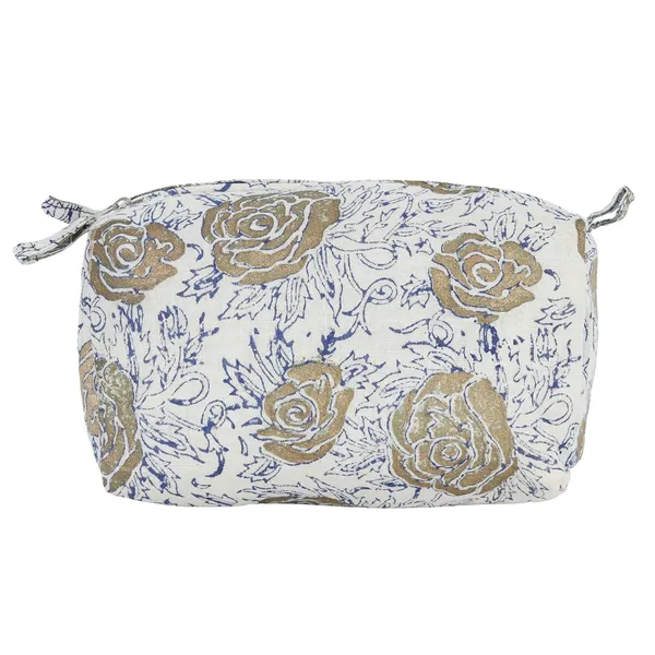 Indha_Hand_Block_Printed_Cotton_Utility_Pouch_|_Eco-Friendly_&_Upcycled_|_Handmade_Multipurpose_Travel_Pouch_for_Daily_Use_&_Storage_|_Artisan_Block_Print_Pouch_(White_Rose_Print_Cotton-BPMTPDFT)
