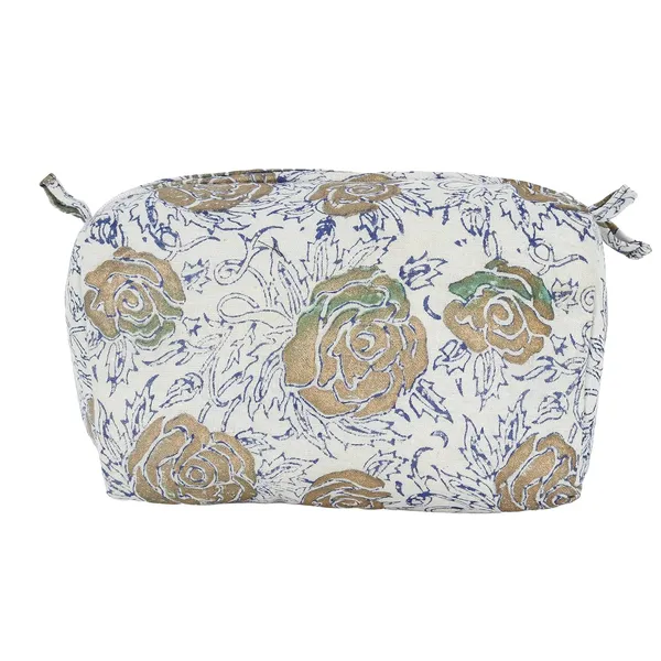 Indha_Hand_Block_Printed_Cotton_Utility_Pouch_|_Eco-Friendly_&_Upcycled_|_Handmade_Multipurpose_Travel_Pouch_for_Daily_Use_&_Storage_|_Artisan_Block_Print_Pouch_(White_Rose_Print_Cotton-BPMTPDFT)