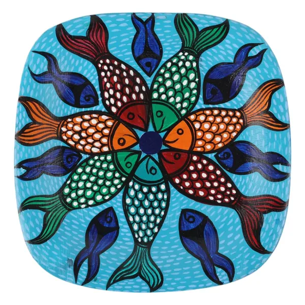 Blue_Hand-Painted_Fish_Print_Plate