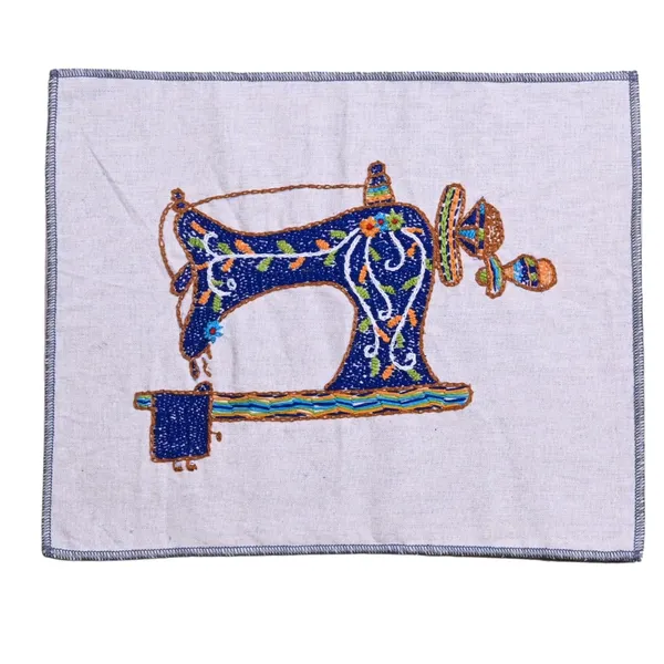 Indha_Sewing_Machine_Motif_Hand_Embroidery_Panel_|–_Artisan_Decor_for_Craft_Lovers_|_Silver_Grey_Dupion_Silk_|_DIY_Craft_Decor