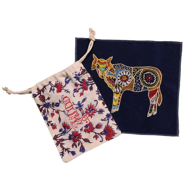 Cow_Hand_Embroidery_Panel_–_Artisan_Folk_Decor_on_Dupion_Silk_(Blue)