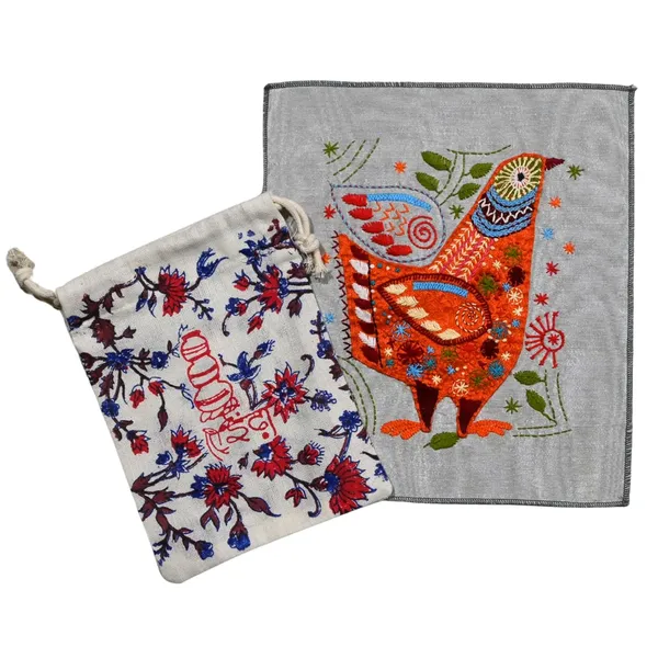 Indha_Folk_Hen_Hand_Embroidery_Panel_–_Whimsical_Bird_Motif_on_Dupion_Silk_|_DIY_Decor_|_Nature-Inspired_Gift