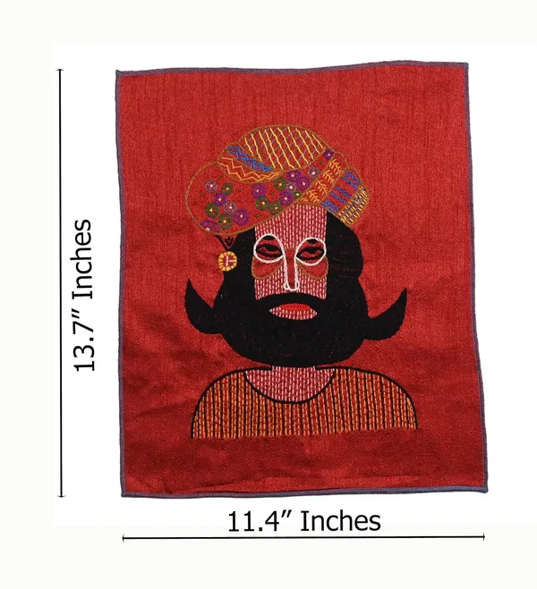 Royal_Rajasthani_Man_Embroidery_–_Handcrafted_Panel_on_Dupion_Silk_|_DIY_Wall_Hanging_or_Cushion_Cover|_Block_Printed_Packing