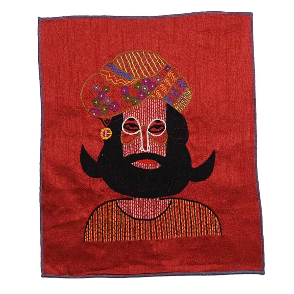 Royal_Rajasthani_Man_Embroidery_–_Handcrafted_Panel_on_Dupion_Silk_|_DIY_Wall_Hanging_or_Cushion_Cover|_Block_Printed_Packing